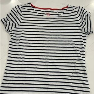 Boden Striped Navy and White Women's Tee medium US 8